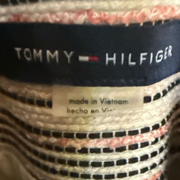 Womens Tommy Hilfiger Cropped Tweed Blazer Size 8 - Picture 2 of 9